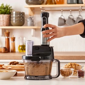 Resim 2000W Mutfak Robotu Siyah - Çok Fonksiyonlu Güçlü ve Dayanıklı Tasarım 