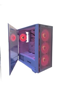Resim DARYUN Nirsa Pro 4x120MM Argb Fanlı Beyaz Gaming Bilgisayar Kasası 