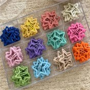 Resim 20/40 Adet Metal Yıldız Şekilli Saç Tokası - Renkli ve Minimalist Kadınlar İçin Saç Aksesuarları, Günlük ve Resmi Saç Modelleri için Trend Fırça Tokalar, Ramazan Hediyesi 