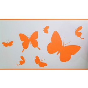 Resim Piktura Stencil Şablon Kelebekler 