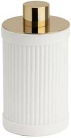 Resim System Reçine Tezgah Üstü Pamukluk Beyaz-Gold 149X80X80 Mm 