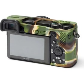 Resim EasyCover Sony A6500 Silikon Kılıf ECSA6500C (Kamuflaj) 