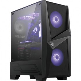 Resim MSI MAG Forge 100M Temperli Cam USB 3.2 ATX Mid-Tower Gaming (Oyuncu) Kasa 