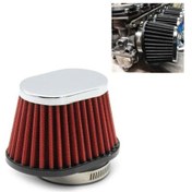 Resim Sones 55mm Xh-un073 Mantar Kafa Tarzı Araba Modifiye Hava Filtresi Motosiklet Egzoz Filtresi Kırmızı 