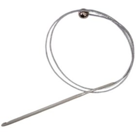 Resim Misinalı Çelik Stoplu Tığ Şiş 2,5 Numara 60 cm 