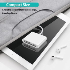 Resim CoverZone Tip C Kart Okuyucu 3in1 Arada 