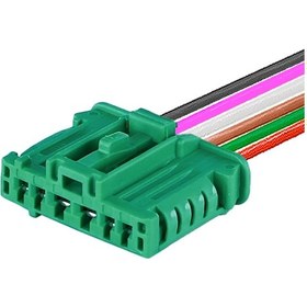 Resim Stop Soketi Yeşil 6 Pin 