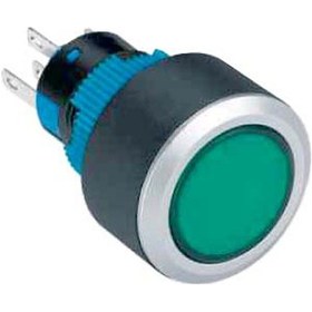 Resim 22mm Kalıcı Anh. 2no/2nc 8p Led Voltajı 10v 24v Ve 220v Kırmızı 