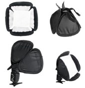 Resim TEWİSE Tewise 23x23cm Tepe Flaşları Uyumlu Softbox 