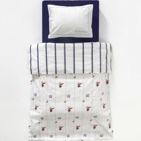Resim Küçük Prens Desenli %100 Pamuk Bebek Çocuk Nevresim Takımı - 100x150 cm 