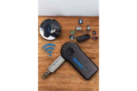 Resim Alvo Store Tüm Araçlara Uyumlu Aux Car Bluetooth Kablosuz Araç Bağlantı Kiti 