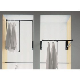 Resim Frenli Gardırop Asansörü Antrasit 