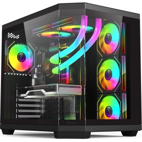Resim XGAMING V950 Black 7 X ARGB Fan 750W 80+Bronze Gaming Case (426*285*380mm) 