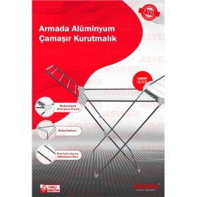 Resim Asfera Çamaşır Kurutmalık Armada Mavi 