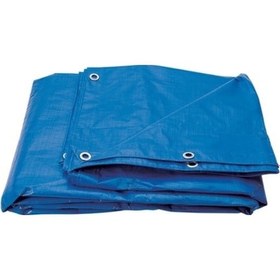 Resim Lamineli Branda Çadır Gölgelik Su Toz Geçirmez Mavi 4x6 Metre 