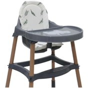 Resim Premium Rahat Taşınabilir %100 Pamuk Beyaz Lüx Mama Sandalyesi Minderi 