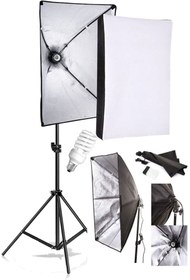 Resim Deyatech 50x70 Softbox Tiktok Ve Youtube Video Çekim Işığı 25 Watt Lamba 