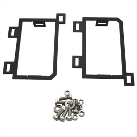 Resim Quartz Realm Araba LED Sis Dodge Ram Için Ön Gizli Tampon Montaj Braketleri 1500 2013-2018 3 Inç LED Işık Kareleri Için (Yurt Dışından) 