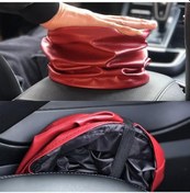 Resim Siyah Katlanabilir Araba Çöp Tenekesi Araba Depolama Kovası İç Çöp Konteyneri Atık Organizatör Tutucu Su Geçirmez Çöp Oto Aksesuarları 