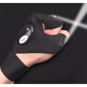 Resim LED Işıklı Çalışma Eldiveni Sağ Sol Çift 