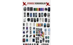 Resim Lucciola Wicom Uk-44 Akıllı Kodlanabilir Kumanda (Otomatik Kapı Motoru,kepenk,bariyer,panjur) 