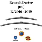 Resim Renault Duster Hs 2016 2017 2018 2019 Uyumlu Ön Cam Muz Tipi Silecek Süpürgesi Seti 650/400mm Silbak 