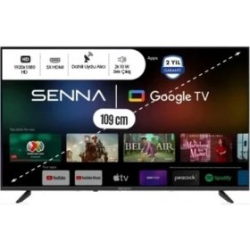 Resim Senna 43SNF9000F 43'' 109 Ekran Uydu Alıcılı Full HD Google Smart LED TV 