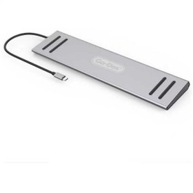 Resim Go-Des Gd-9120 14 In 1 Stand Özellikli Type-c Hub Sd Kart-rj45-hdmı-vga-usb Çoğaltıcı 