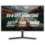 Resim Dahua LM22-B200S 21.45" 5 Ms 100 Hz FHD VA LED Monitör 