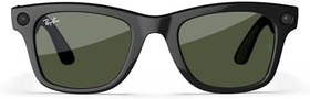 Resim Meta Ray-Ban Wayfarer Akıllı Gözlük Parlak Siyah G15 Yeşil RW4006 