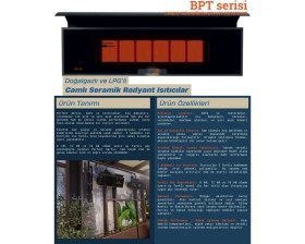 Resim Bugass Bpt - 6 Serisi - Camlı Seramik Radyant Isıtıcı 