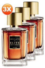 Resim Avon Absolute By Elite Gentleman Erkek Parfüm Edt 50 Ml. Üçlü Set 