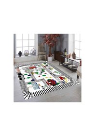 Resim Kadife 4 M2 Ve 6 M2 Seçenekli Lastikli Halı Örtüsü Ort358 