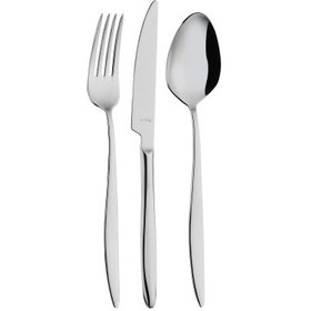 Resim Aryıldız Elegant Krom 84 Parça 12 Kişilik Çatal Kaşık Bıçak Takımı 
