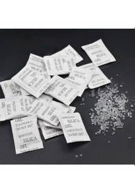 Resim 10 Adet 10 Gr. Silikajel Nem Alıcı Silika Jel Rutubet Önleyici Küf Giderici Silica Gel 