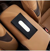 Resim Tongdashop Siyah Pu Deri Tütüzlük - Yastıklı Tasarım, Güneşlik Montajı, Dayanıklı & Şık Araç İçi Aksesuar 