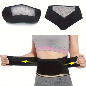 Resim Ayarlanabilir Solunabilir Bel Destek Beli ile El Yıkamalı Sıcak Bel Tutucu – Polyester Lif, Kendinden Yapışkan Kapanış, Paskalya, Şükran Günü, Noel, Emek Günü için İdeal – Tek Paket 