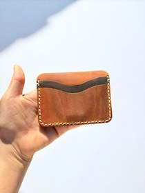 Resim MESACRAFT Hakiki Deri Cüzdan ,unisex Süper Crayz Deri, Ince Model Kredi Kartı & Kartvizitlik, 
