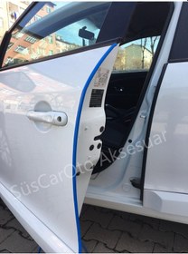 Resim Samurai Araç Kapı Koruma Fitili Çarpma Çizik Önleyici Mavi 