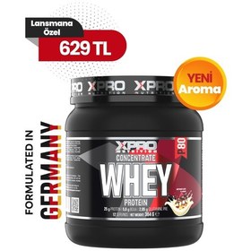 Resim Xpro Nutrition Concentrate Whey Protein Tozu 384gr Brithdaycake Aromalı Karışık 