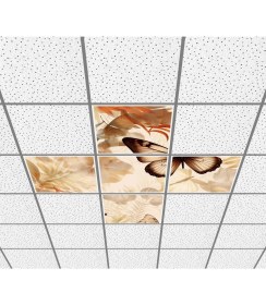 Resim Gök Panel 60 x 60 LED Panel Aydınlatma Desenli 3x3 5'li Grup Özel Seri 46511485SA 