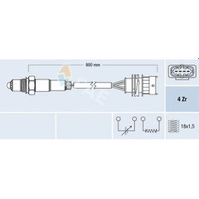 Resim Opel Astra G Oksijen Sensoru 1.4 1999-2004 X14xe Z14xe Fae 77157 