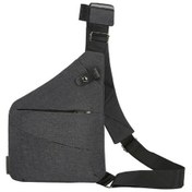 Resim Xindoker Gri Sağ Göğüs Antifantezi Çanta - Ultra İnce, Çok Fonksiyonlu Cep Tasarımı İle Spor, İş Ve Seyahatlere Uygun Gri 