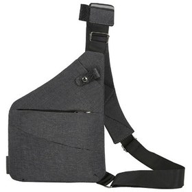 Resim Xindoker Gri Sağ Göğüs Antifantezi Çanta - Ultra İnce, Çok Fonksiyonlu Cep Tasarımı İle Spor, İş Ve Seyahatlere Uygun Gri 