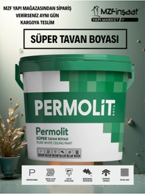 Resim Permolit Süper Tavan Boyası Beyaz-17,5 Kg 