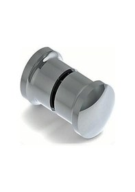 Resim Nakres Abs Üzeri Krom Kaplama 10 Mm Bir Çift Cam Kabin Kolu Krom Duşakabin Kolu 