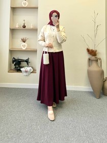 Resim OYSH KLOŞ ETEK - bordo / 1 