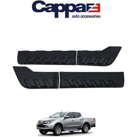 Resim Cappafe L200 2015-2019 Kapı Koruma Dodik Uv Kat. Abs 4 Parça 
