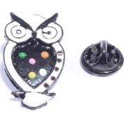 Resim Tedz Collection Baykuş Pin 