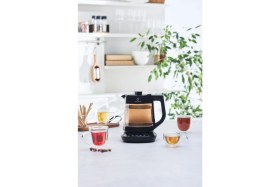 Resim Karaca Çay, Mama Suyu ve Kettle 3 In 1 Konuşan Cam Çay Makinesi Aile Boyu Kapasite 1700W 